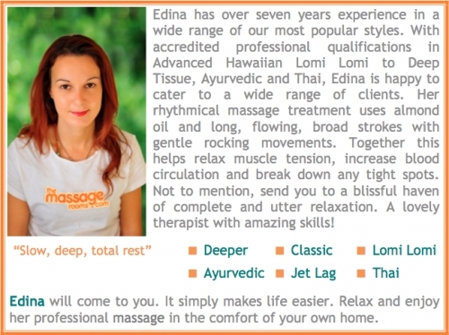 Edina Mobile Massage in London