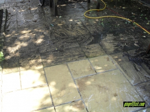 Pressure Washing Before