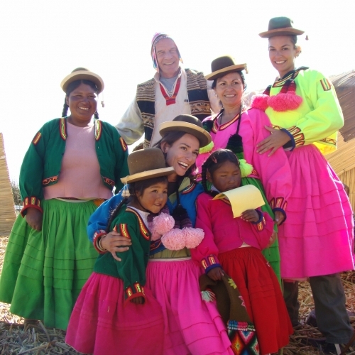 Hanging out with the Uros people on the floating islands of Lake Titicaca, Peru