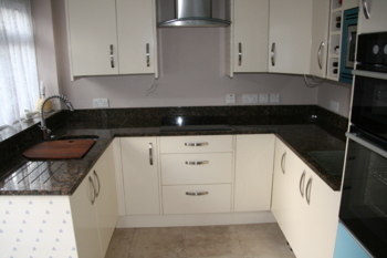 Baltic brown granite worktops in Yateley Hampshire.