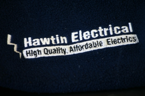 Hawtin Electrical Logo Stitched