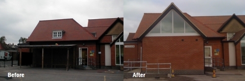 Surrey Primary School before and after