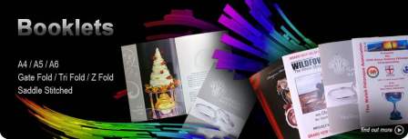 Printed Booklets in small runs