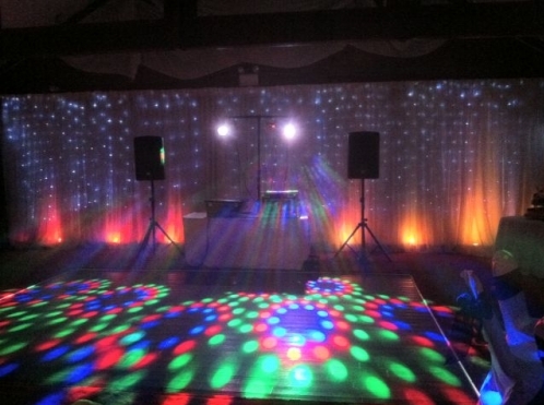 Set up for Wedding at Davenport Green Hall