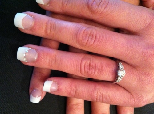 Acrylic Wedding Nails