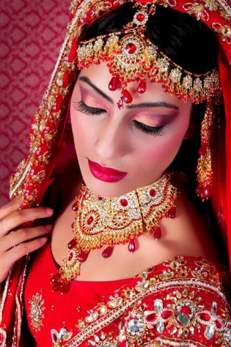 Asian bridal makeup slough