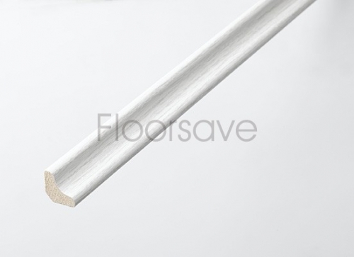 Laminate Flooring White Scotia Edging - 2.4m