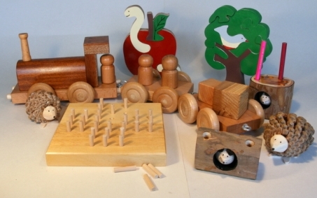 Hand made wooden toys