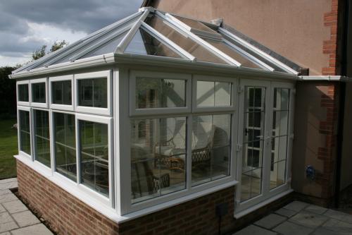 Mr & Mrs Rankin conservatory Oldbury on Severn. A really nice addition to our house. The conservatory is south facing but with the built in features it really performs very well. The conservatory roof and frames have Pilkington Active glass and two fully