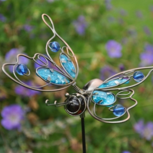 Blue Wire Butterfly - £6.50