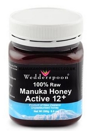  Wedderspoon 100% Raw Manuka Active 12+ Honey 250g