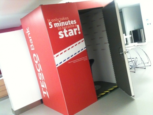 video booth for Tesco Bank