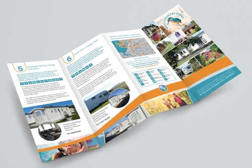 Folded Leaflet for West Country Parks