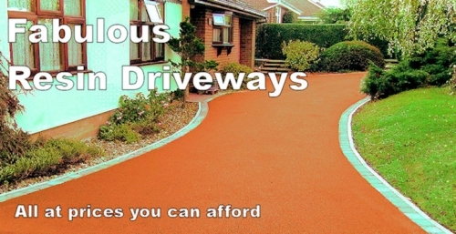 Resin Drives, Patios, Paths in and around Huddersfield West Yorkshire