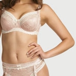 Susanna Petal Underwired Bra With Side Support 2402 Thong 2407 Suspender 2408