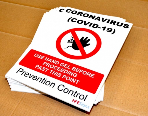Infection Control Signs