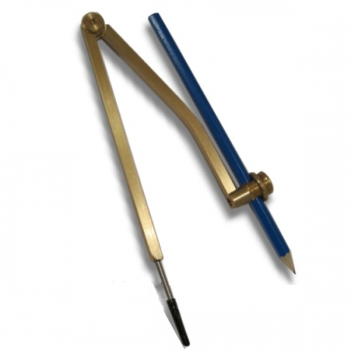 Brass Pencil Compass NATO MOD Approved Pattern. 7" 8" 9" Options.