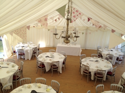 9m Marquee With Bunting