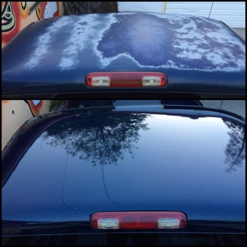 Damaged Paint Car Detailing