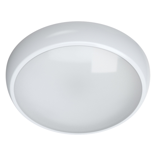 14W 3HR LED EMERGENCY MAINTAINED / NON MAINTAINED ROUND DOME BULKHEAD LIGHT - WHITE 