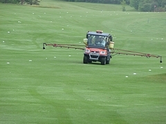 Weed Spraying Golf Course