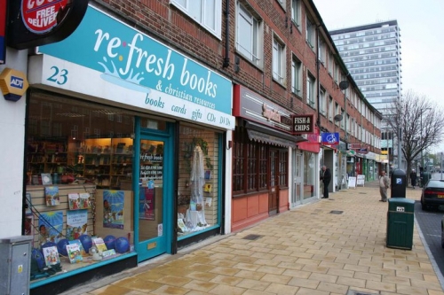 Re:fresh books and christian resources is at 23 The Broadway Tolworth.