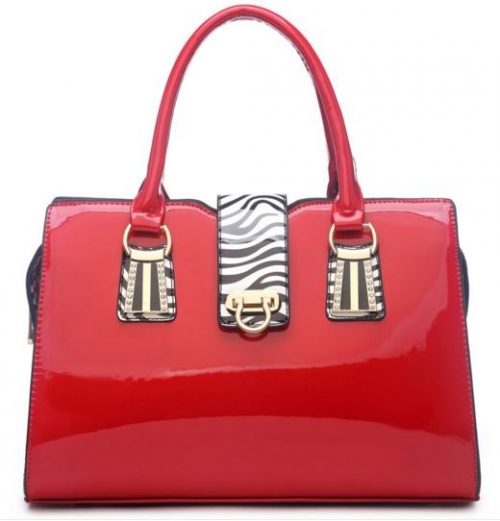 RED TOUCH OF ZEBRA BAG