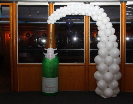 Champayne Balloon Bottle Birmingham