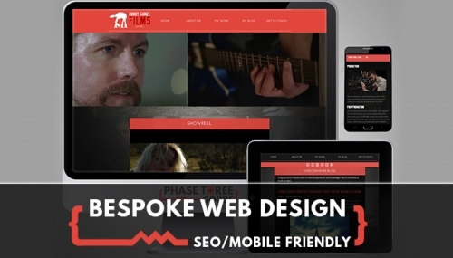 Bespoke, SEO friendly website design for small businesses.