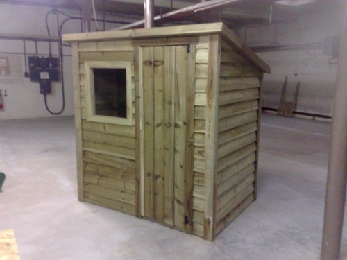6ft x 4ft Shed with pent roof