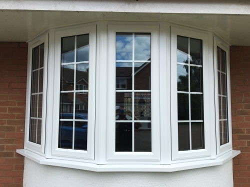 New five-part bay window in Ipswich