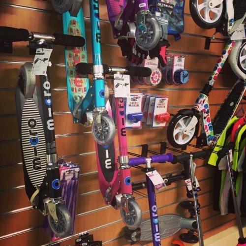 The largest stockists of Micro Scooter in the area