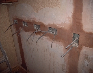 House Reiwre Cables Plastered Up Darlington