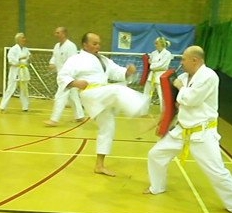 Some of our students training