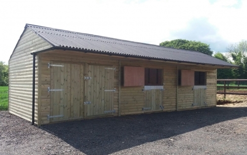 Stable and barn block