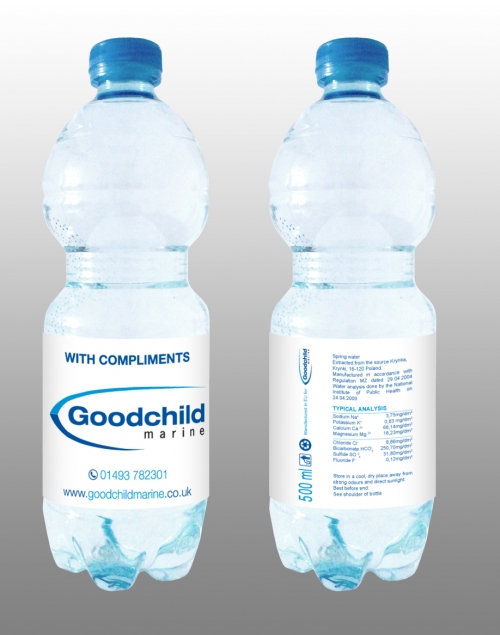Custom branded water 500 ml 