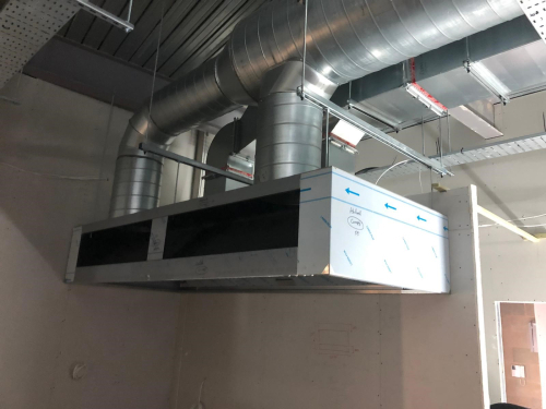 Part of a Ventilation Canopy System
