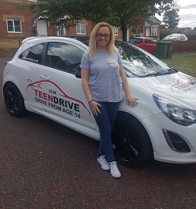 Sophie Robb Passed her driving test with Teendrive in Sunderland