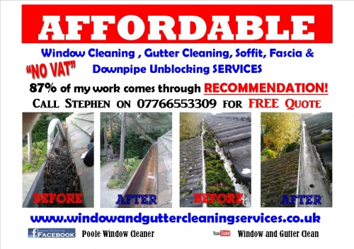 Affordable gutter cleaning