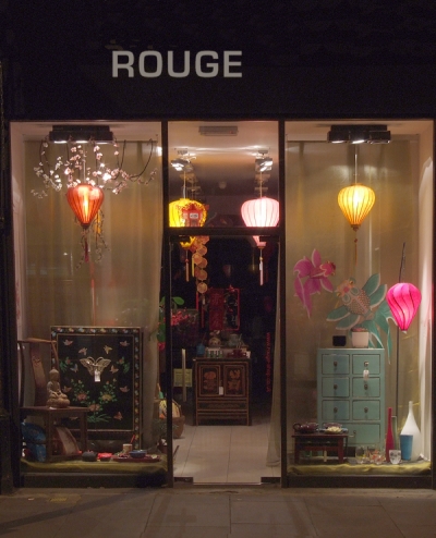 Rouge shop window