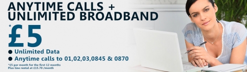 Anytime Calls + Unlimited Broadband