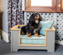 The Frank Handmade Dog Bed. Available in your colour choice and sizes Small, Medium and Large