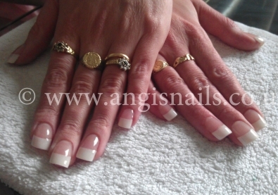 French manicure acrylics