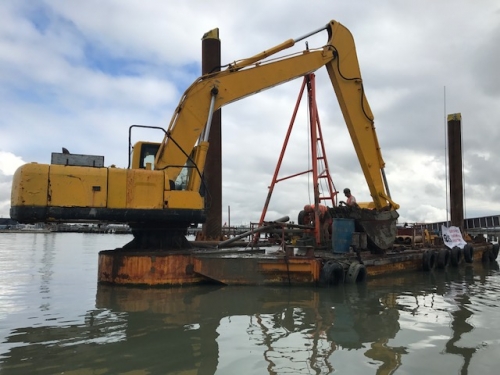 Barge Drilling 