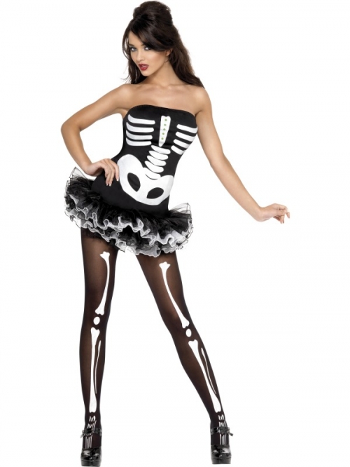 Ladies Skeleton Fancy Dress